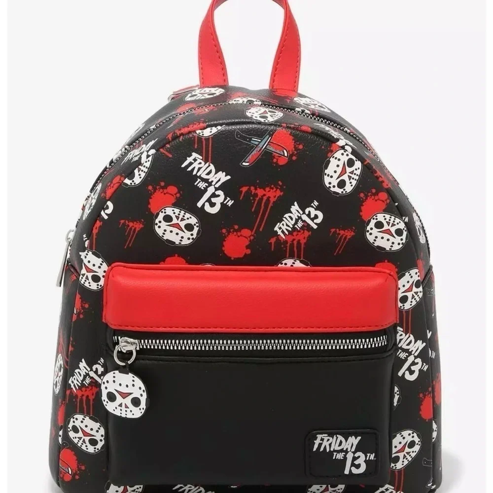 NWT‎ Friday The 13th Chibi Jason Mask Mini Backpack 🔥🔥